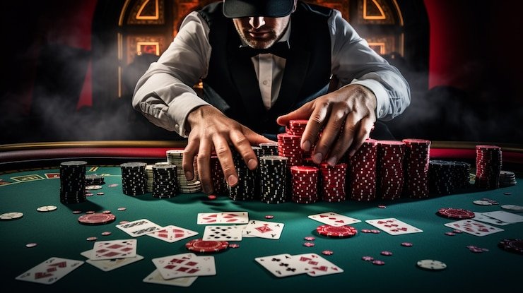 Tampilan dashboard permainan slot dan meja dealer langsung di cocaslot